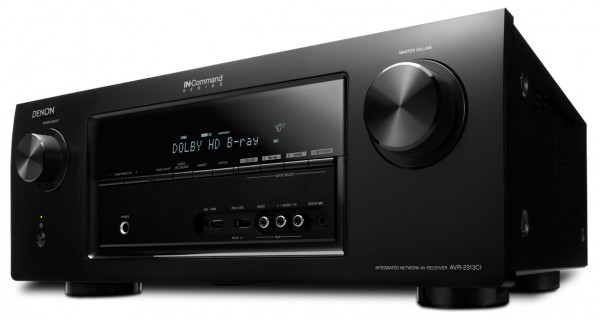 Denon AVR-2313CI Angled View