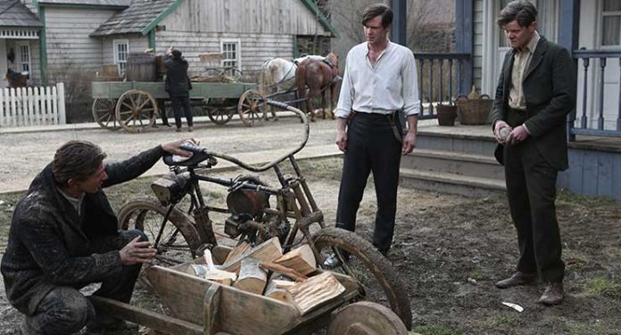 Publicity still from Harley and the Davidsons