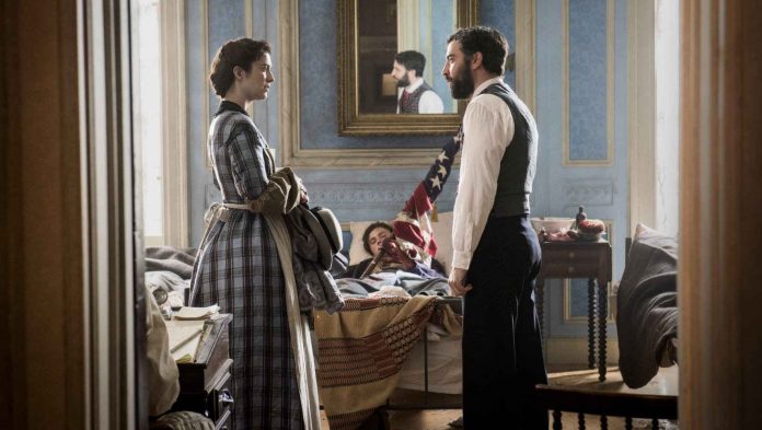 Mary Elizabeth Winstead and Josh Radnor in Mercy Street (2016)