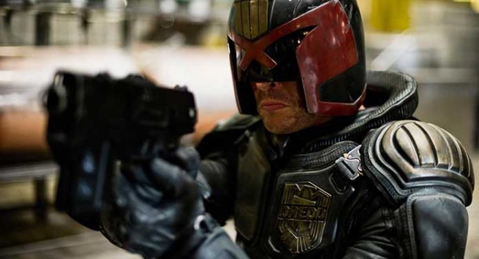 Karl Urban in Dredd (2012)