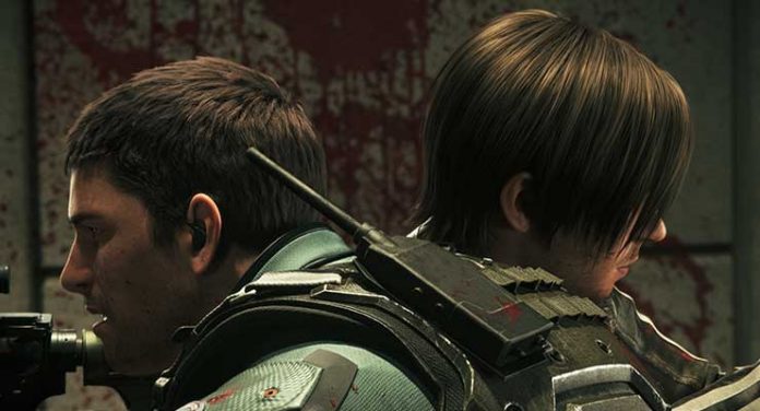 Chris Redfield & Leon S. Kennedy in Resident Evil: Vendetta (2017)