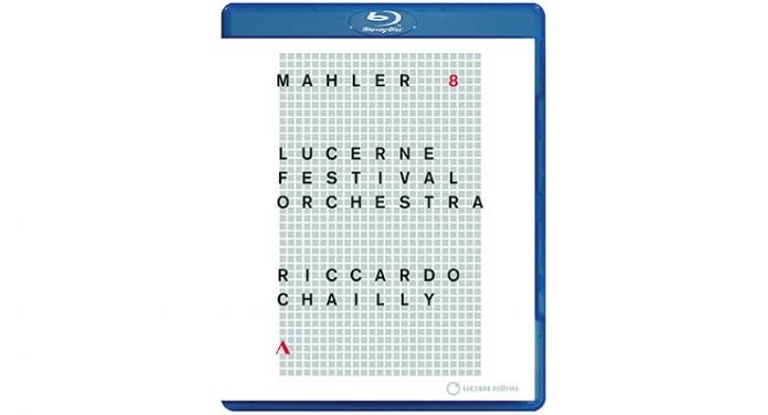 Gustav Mahler Symphony No. 8 Lucerne Festival Orchestra/Riccardo Chailly Classical Music Concert Blu-ray Disc Cover Art