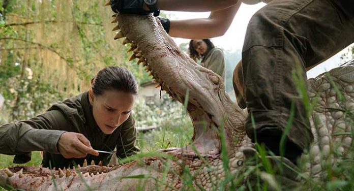 Left to right: Natalie Portman and Tessa Thompson in ANNIHILATION, from Paramount Pictures and Skydance.