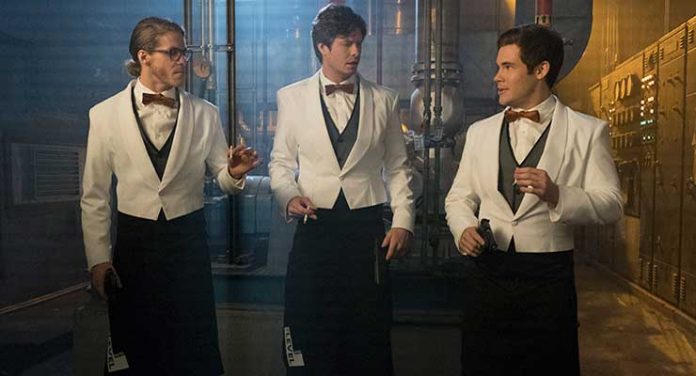 Blake Anderson, Anders Holm, and Adam DeVine in Netflix Original Film Game Over, Man! (2018)