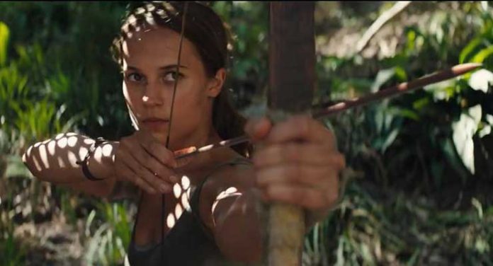 Alicia Vikander as Lara Croft in Tomb Raider (2018)