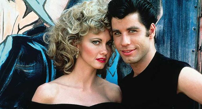 Olivia Newton-John and John Travolta in Grease (1978)