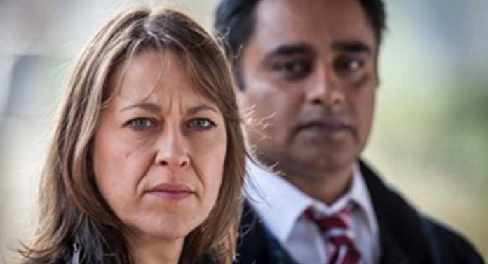 Nicola Walker and Sanjeev Bhaskar in Unforgotten