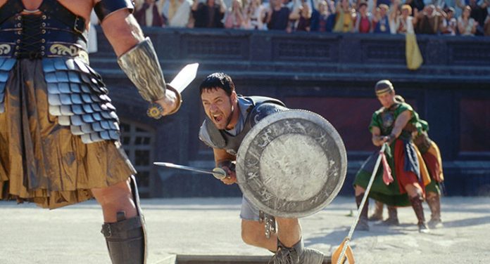 Russell Crowe in Gladiator (2000)