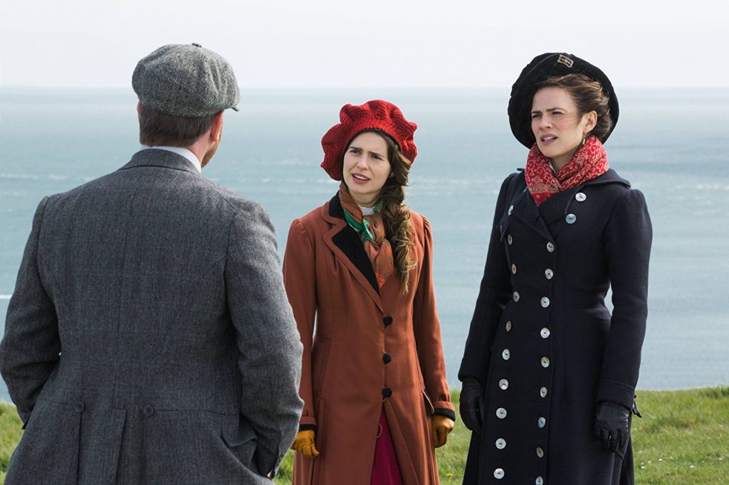 Philippa Coulthard and Hayley Atwell in Howards End