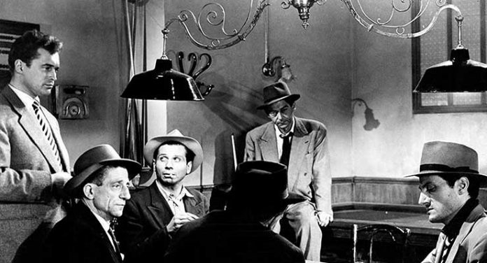 Carl Möhner and Jean Servais in Du rififi chez les hommes (1955)