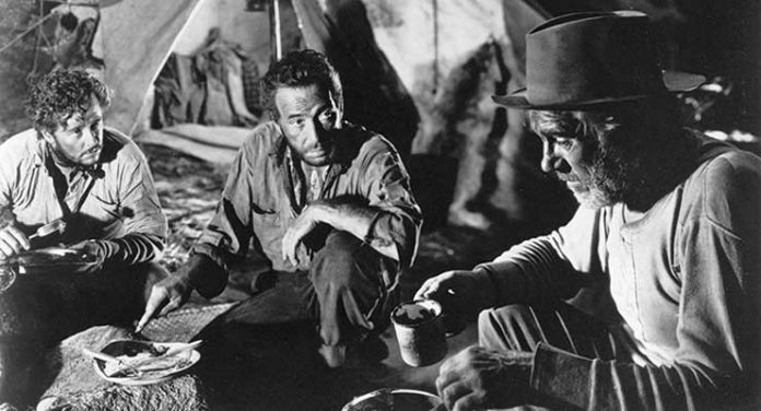 Humphrey Bogart, Tim Holt, and Walter Huston in The Treasure of the Sierra Madre (1948)