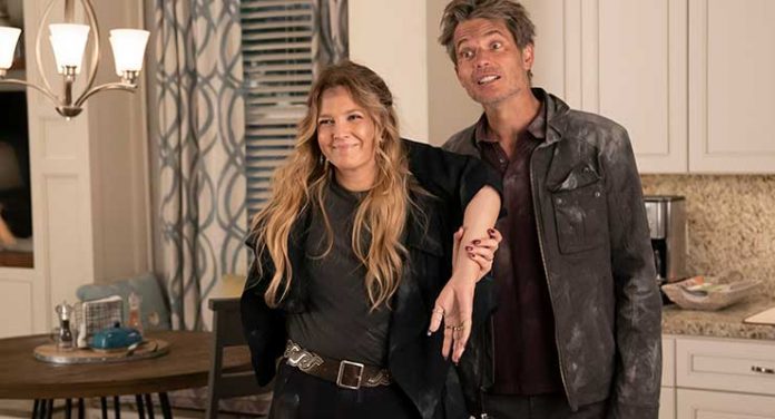 Drew Barrymore and Timothy Olyphant in Santa Clarita Diet Season Three