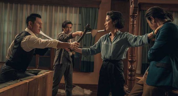 Michelle Yeoh, Kevin Cheng, Jin Zhang, and Xing Yu in Yip Man ngoi zyun: Cheung Tin Chi (2018)