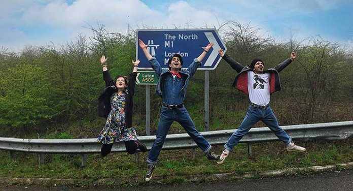 Nell Williams, Aaron Phagura, and Viveik Kalra in Blinded by the Light (2019)