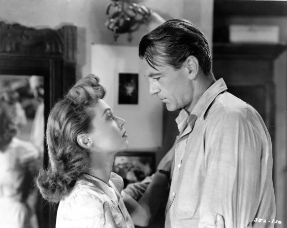 Lilli Palmer and Gary Cooper in Cloak and Dagger (1946)