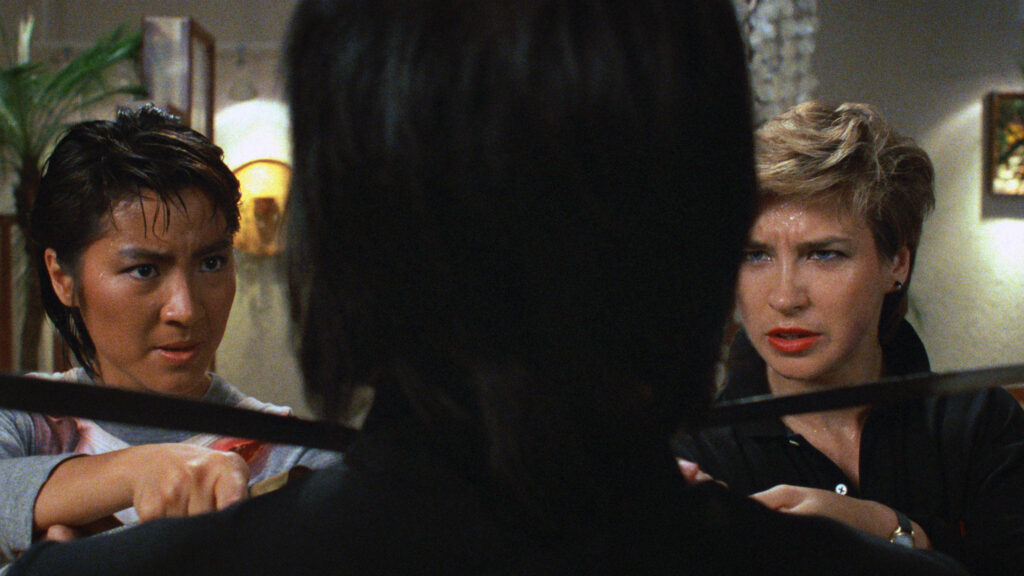 Michelle Yeoh and Cynthia Rothrock in Yes, Madam! (1985)