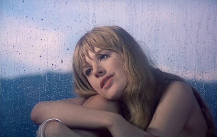 Marianne Faithfull in The Girl on a Motorcycle (1968)