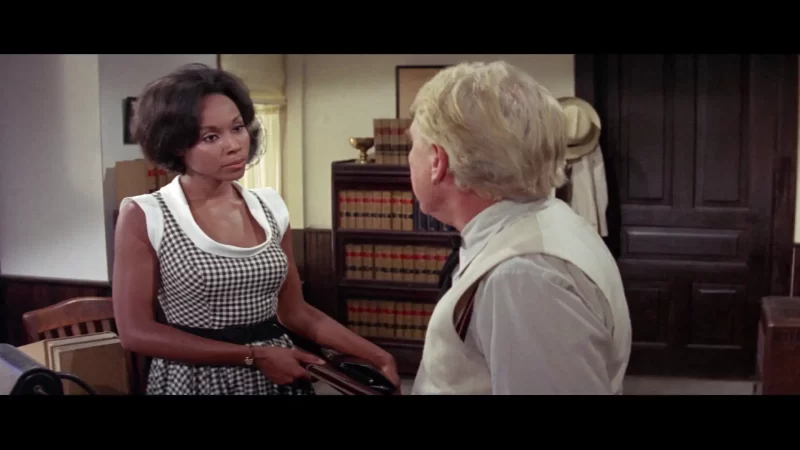 Diahann Carroll and Burgess Meredith in Hurry Sundown (1967)