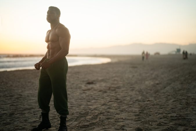 Jonathan Majors stars as Damian Anderson in
CREED III 
A Metro Goldwyn Mayer Pictures film
Photo credit: Ser Baffo
© 2023 Metro-Goldwyn-Mayer Pictures Inc. All Rights Reserved
CREED is a trademark of Metro-Goldwyn-Mayer Studios Inc. All Rights Reserved.