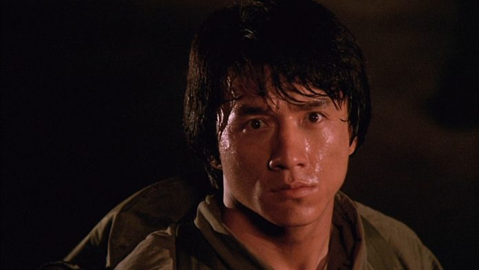 Jackie Chan in Armour of God (1986)