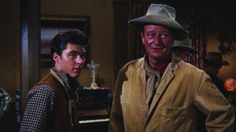 John Wayne and Ricky Nelson in Rio Bravo (1959)