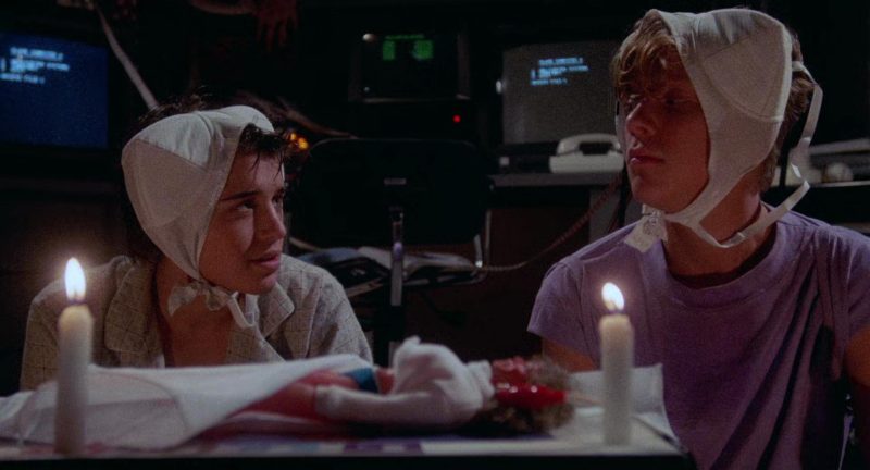 Anthony Michael Hall and Ilan Mitchell-Smith in Weird Science (1985)