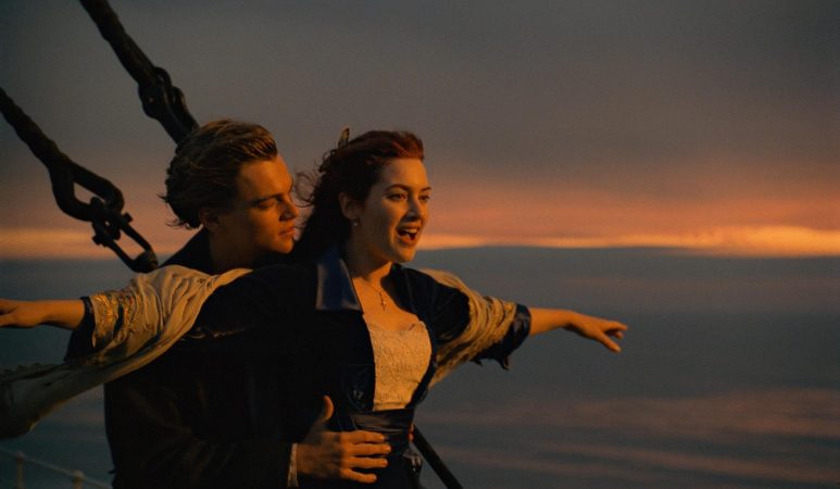 Leonardo DiCaprio and Kate Winslet in Titanic (1997)