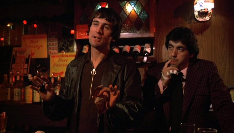 Robert De Niro and David Proval in Mean Streets (1973)