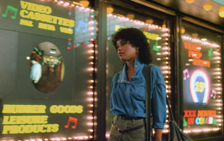 Ola Ray in Fear City (1984). Screenshot 2023-07-14 at 12.12.23