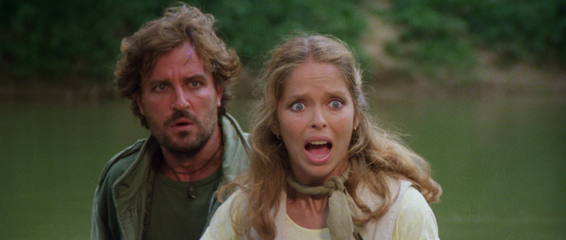 Barbara Bach in The Great Alligator (1979). Still courtesy of Severin Films. 