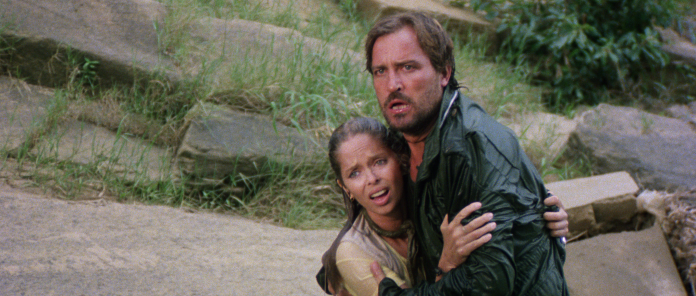 Barbara Bach in The Great Alligator (1979). Still courtesy of Severin Films.