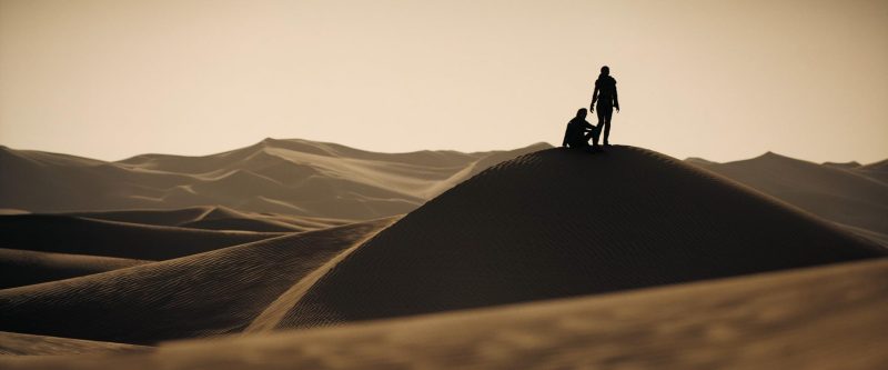 Timothée Chalamet and Zendaya in Dune: Part Two (2024)