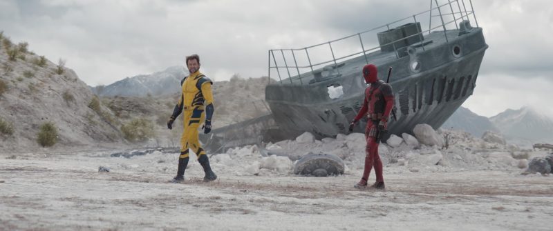 Ryan Reynolds and Hugh Jackman in Deadpool & Wolverine (2024)