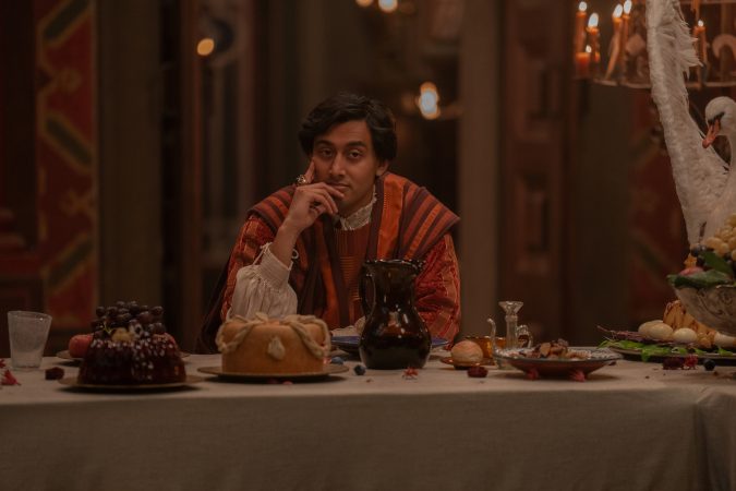 THE DECAMERON. Karan Gill as Panfilo in Episode 101 of The Decameron. Cr. Giulia Parmigiani/Netflix © 2023