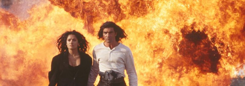 Antonio Banderas and Salma Hayek in Desperado (1995)