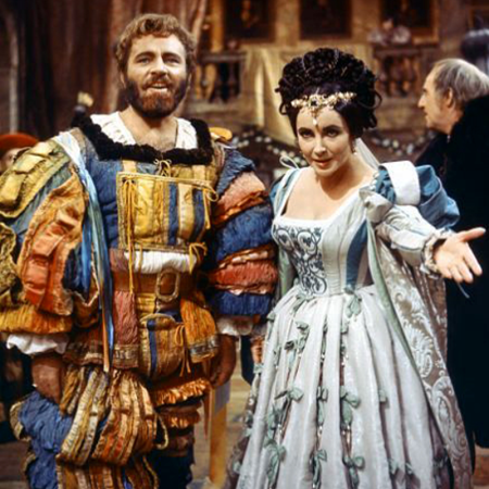 Elizabeth Taylor and Richard Burton in The Taming of the Shrew (1967)