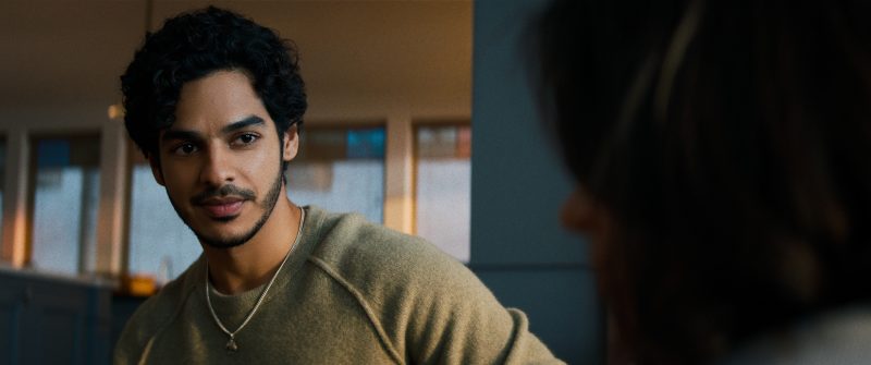 The Perfect Couple. Ishaan Khattar as Shooter Dival in episode 104 of The Perfect Couple. Cr. Courtesy of Netflix © 2024