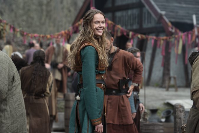 Vikings Valhalla. Frida Gustavsson as Freydis Eriksdotter in episode 301 of Vikings Valhalla. Cr. Bernard Walsh/Netflix © 2024