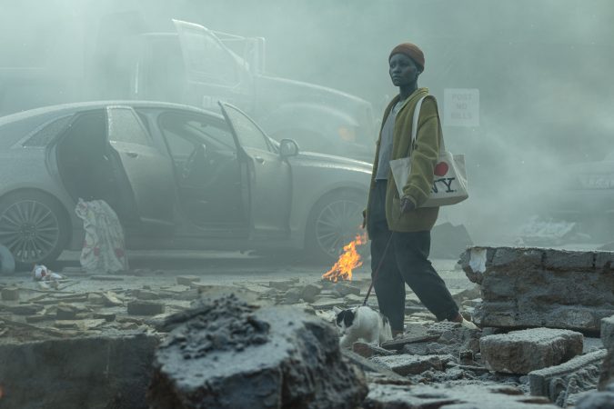 Lupita Nyong’o as “Samira” in A Quiet Place: Day One from Paramount Pictures.