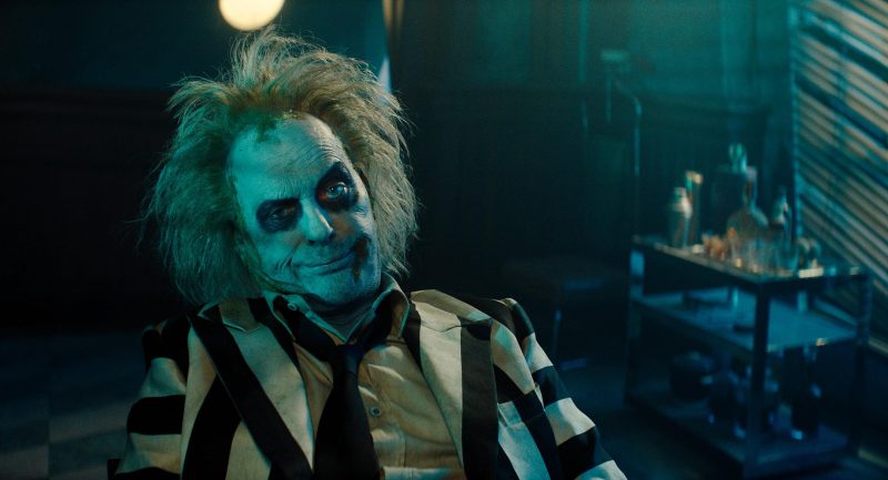 Michael Keaton in Beetlejuice Beetlejuice (2024)