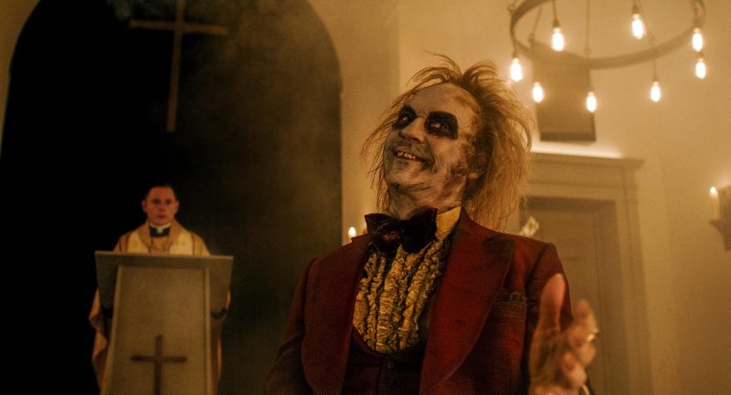 Michael Keaton in Beetlejuice Beetlejuice (2024)