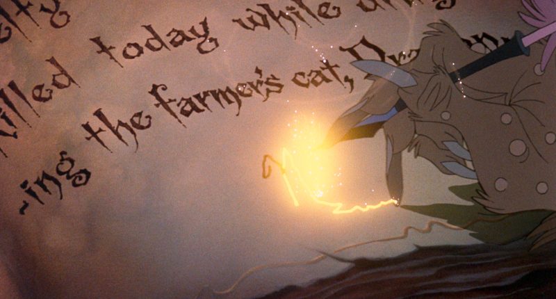 The Secret of NIMH (1982). Screen capture courtesy of Masters of Cinema.