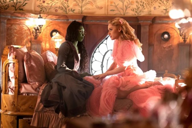 Ariana Grande and Cynthia Erivo in Wicked (2024)