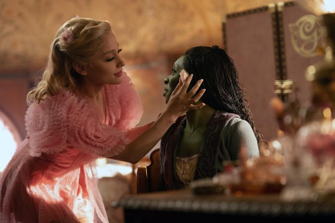 Ariana Grande and Cynthia Erivo in Wicked (2024)