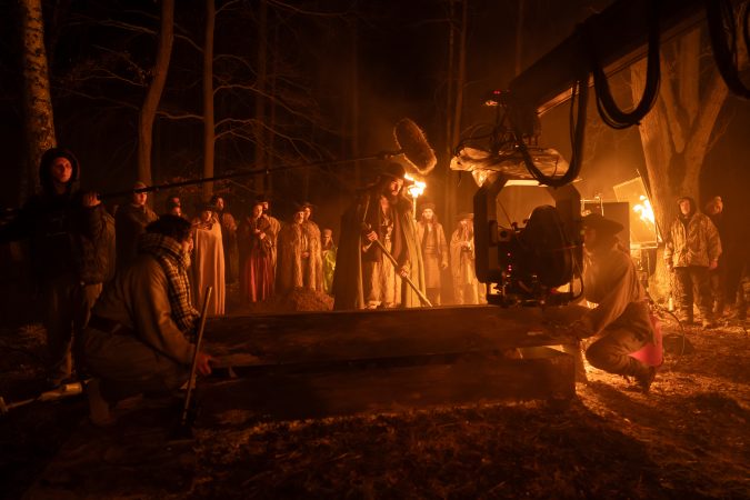 Cast and crew members on the set of Robert Eggers’s film NOSFERATU, a Focus Features release.

Credit: Aidan Monaghan / © 2024 FOCUS FEATURES LLC