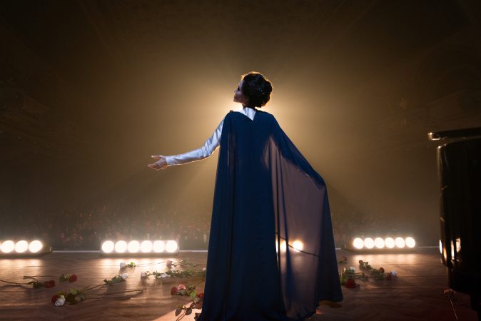 MARIA. Angelina Jolie as Maria Callas in Maria. Cr. Pablo Larraín/Netflix © 2024.