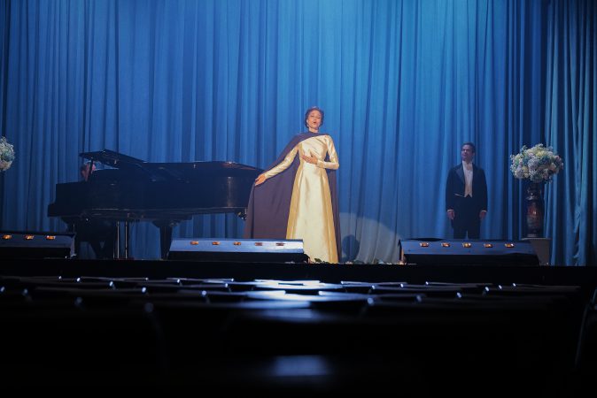 MARIA. Angelina Jolie as Maria Callas in Maria. Cr. Pablo Larraín/Netflix © 2024.