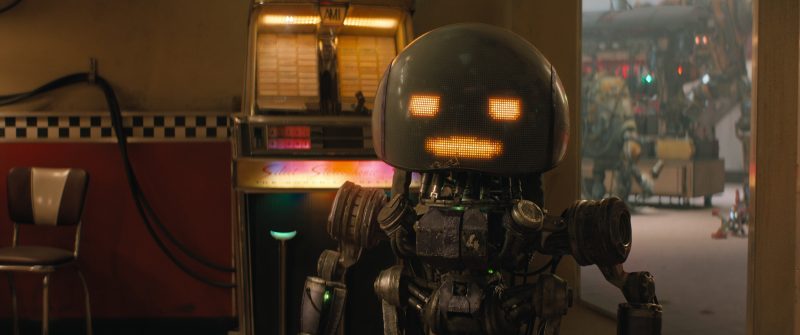The Electric State.  Herman (voiced by Anthony Mackie) in The Electric State.  Cr. /© 2025 Netflix.  Used with permission