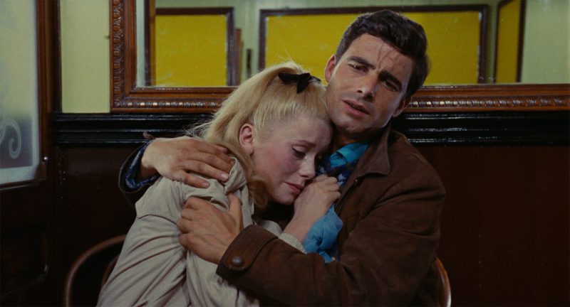 Catherine Deneuve and Nino Castelnuovo in The Umbrellas of Cherbourg (1964)
