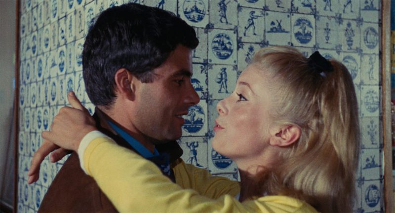 Catherine Deneuve and Nino Castelnuovo in The Umbrellas of Cherbourg (1964)